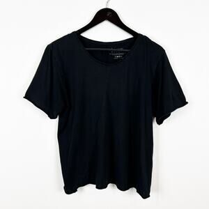 Kowtow Organic Cotton Black T-Shirt Size Large